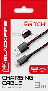Cable Blackfire Charging Cable Para Mando Pro Controller ( Switch 2 / Oled )